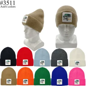 12-pack BASS Winter Beanie Hat #3511