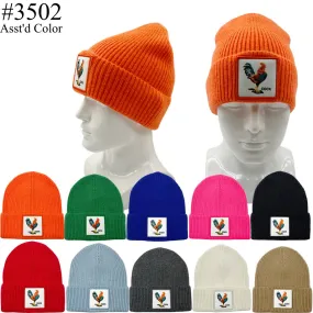 12-pack COCK Winter Beanie Hat #3502