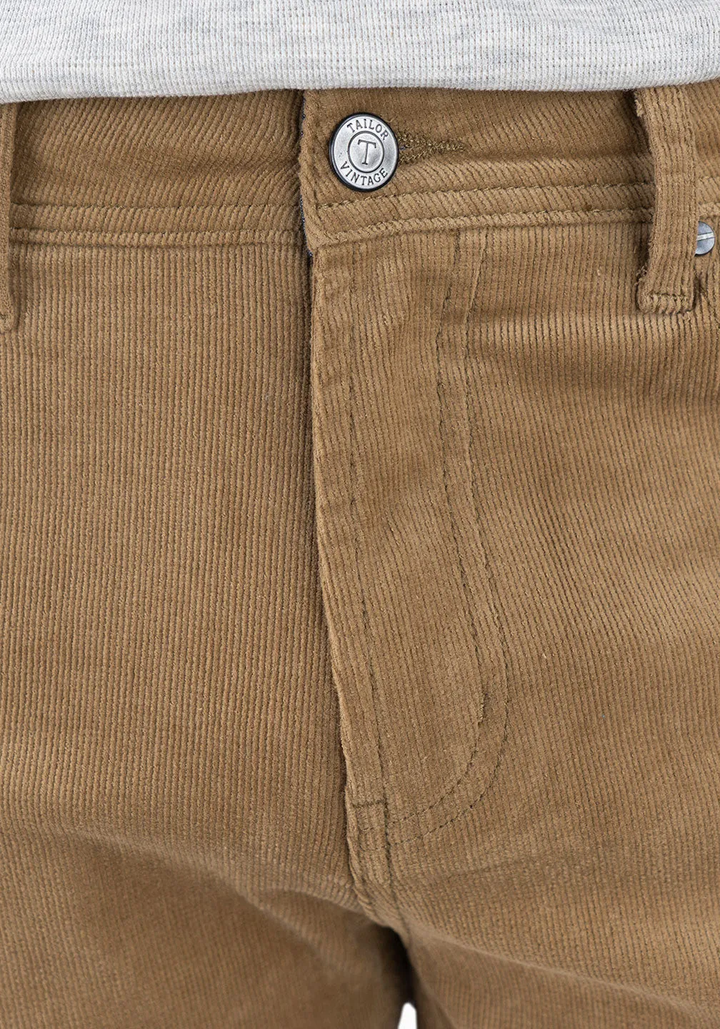 16W Stretch Cord Slim Fit 5-Pkt Pants