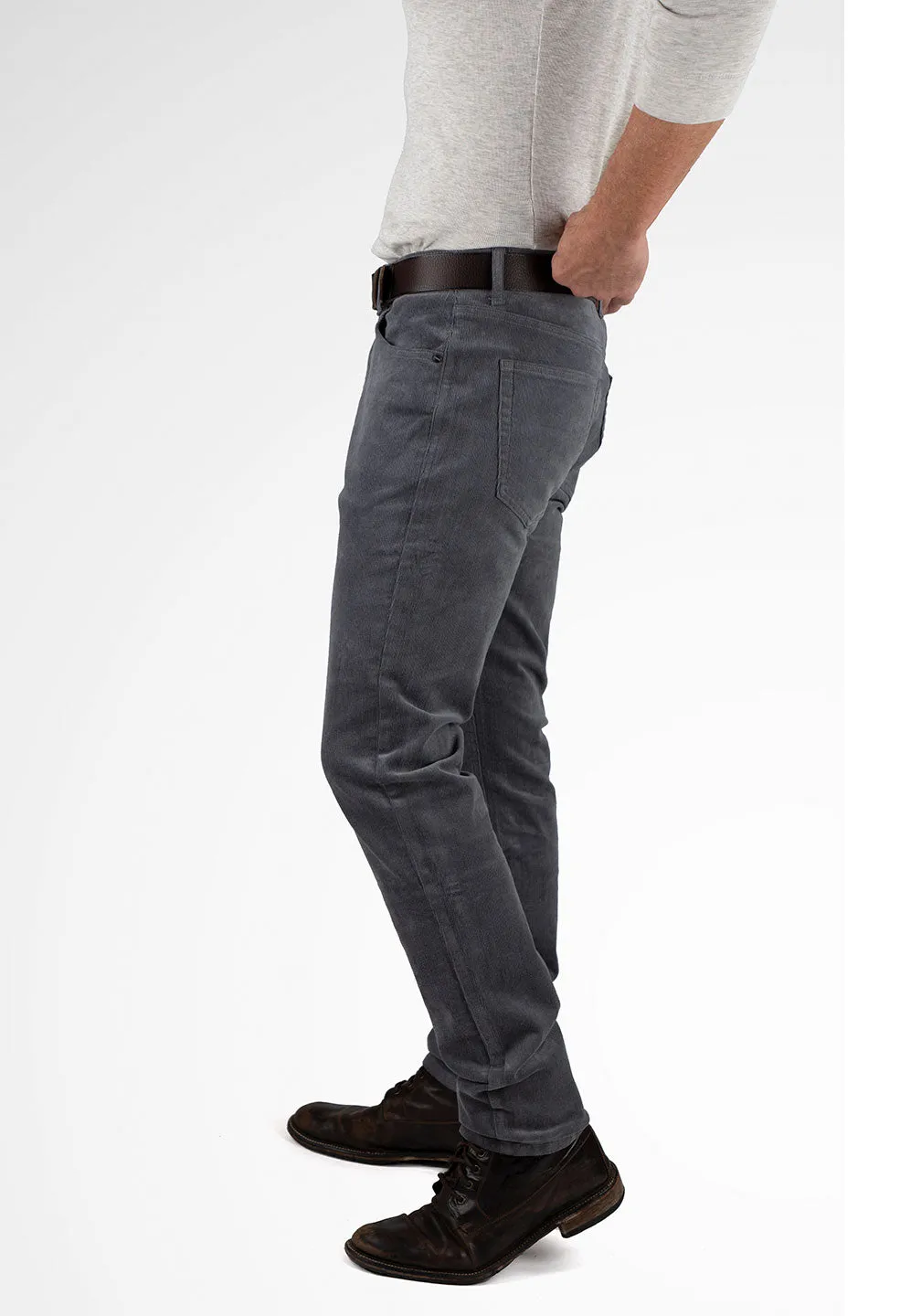 16W Stretch Cord Slim Fit 5-Pkt Pants