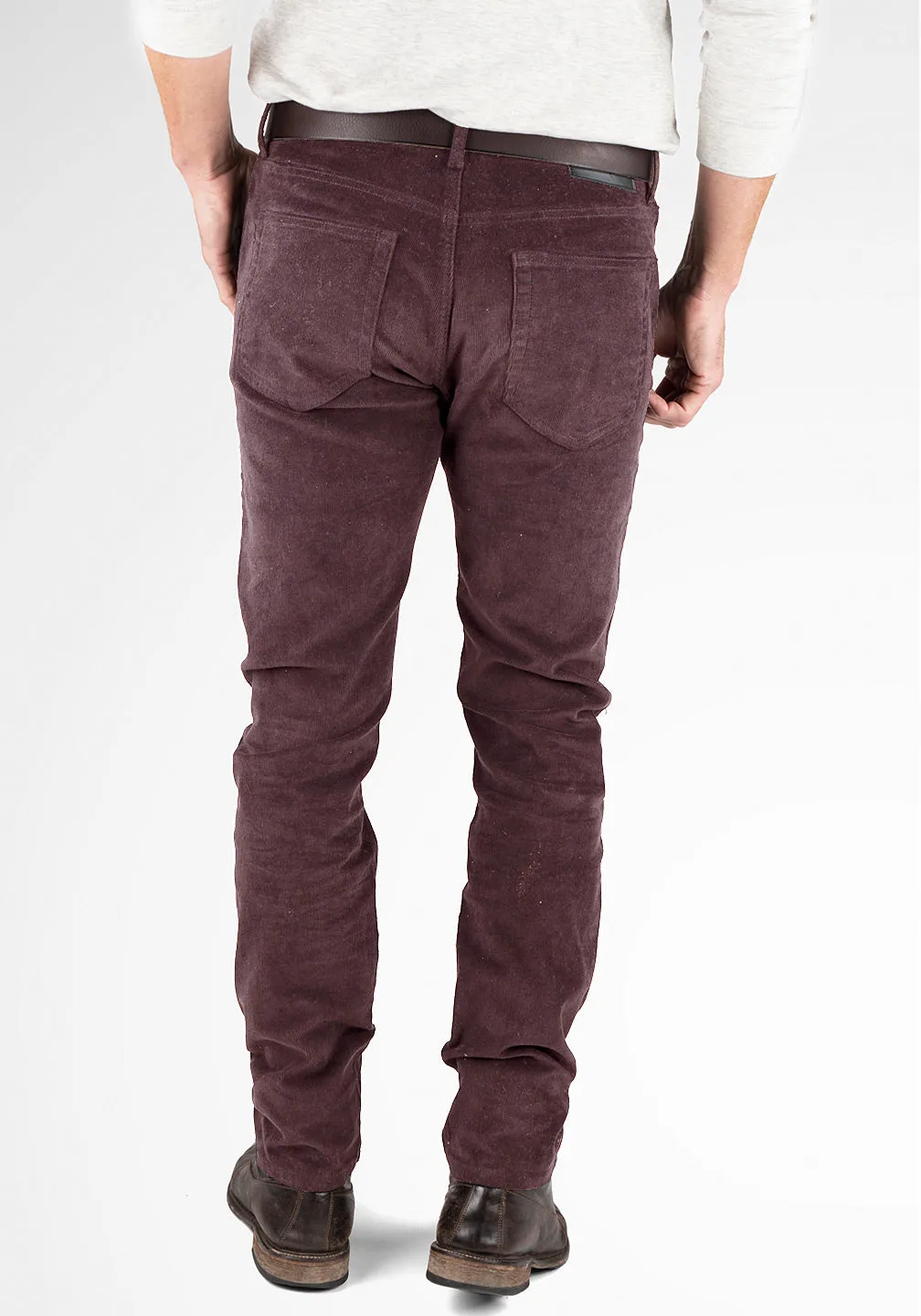 16W Stretch Cord Slim Fit 5-Pkt Pants