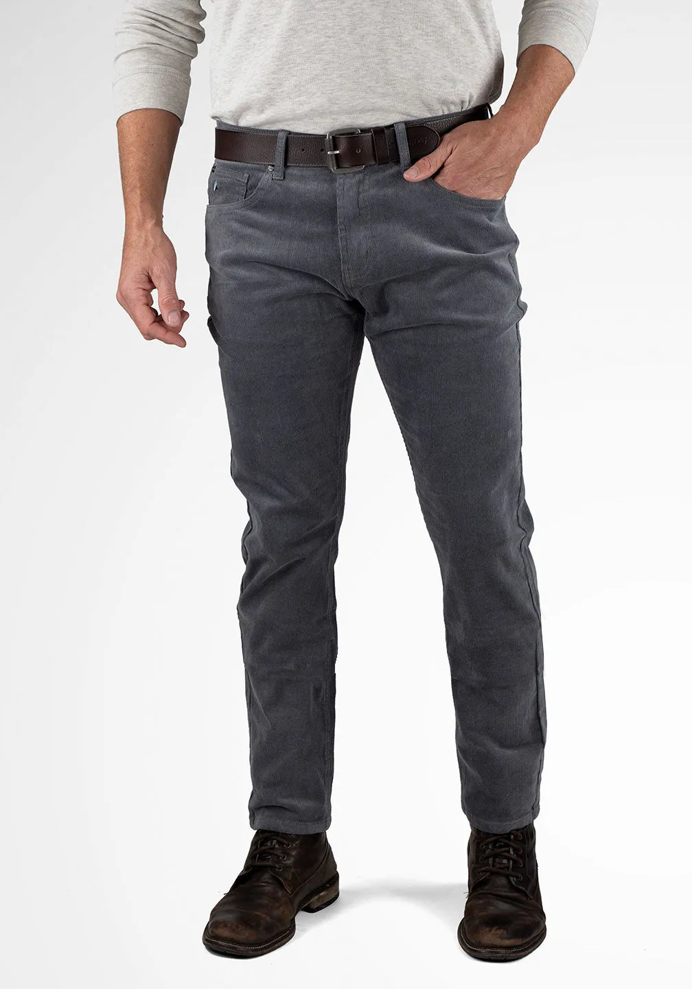 16W Stretch Cord Slim Fit 5-Pkt Pants