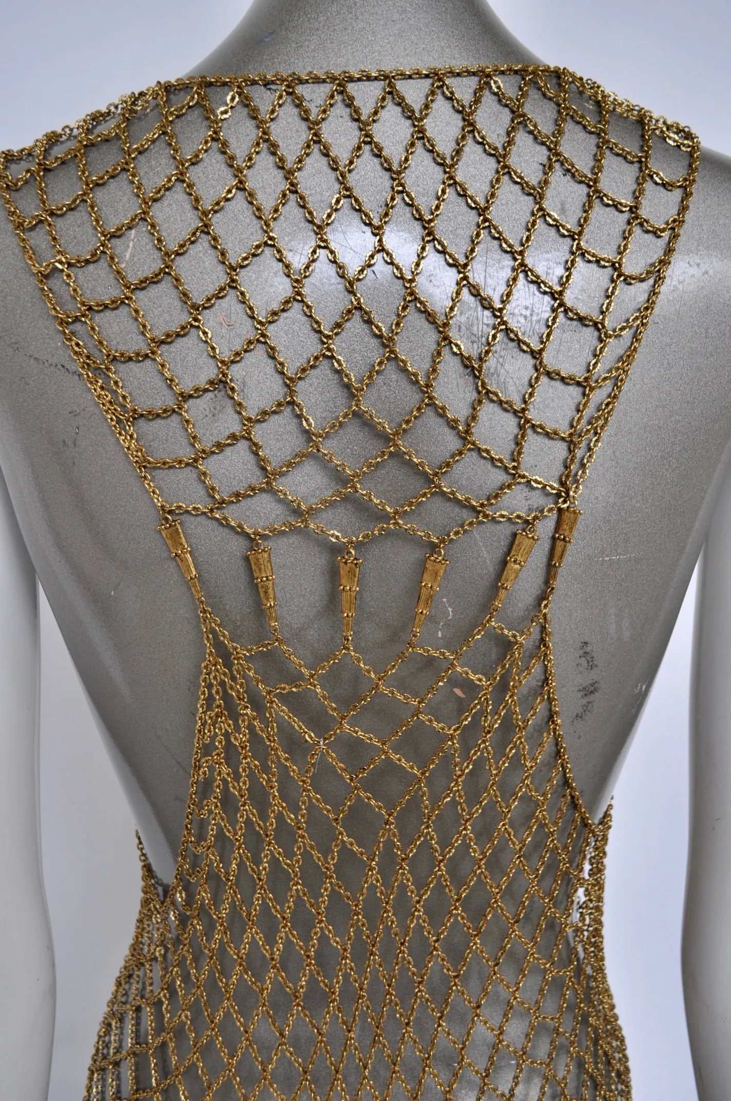 1970s Metal mesh vest Azzaro