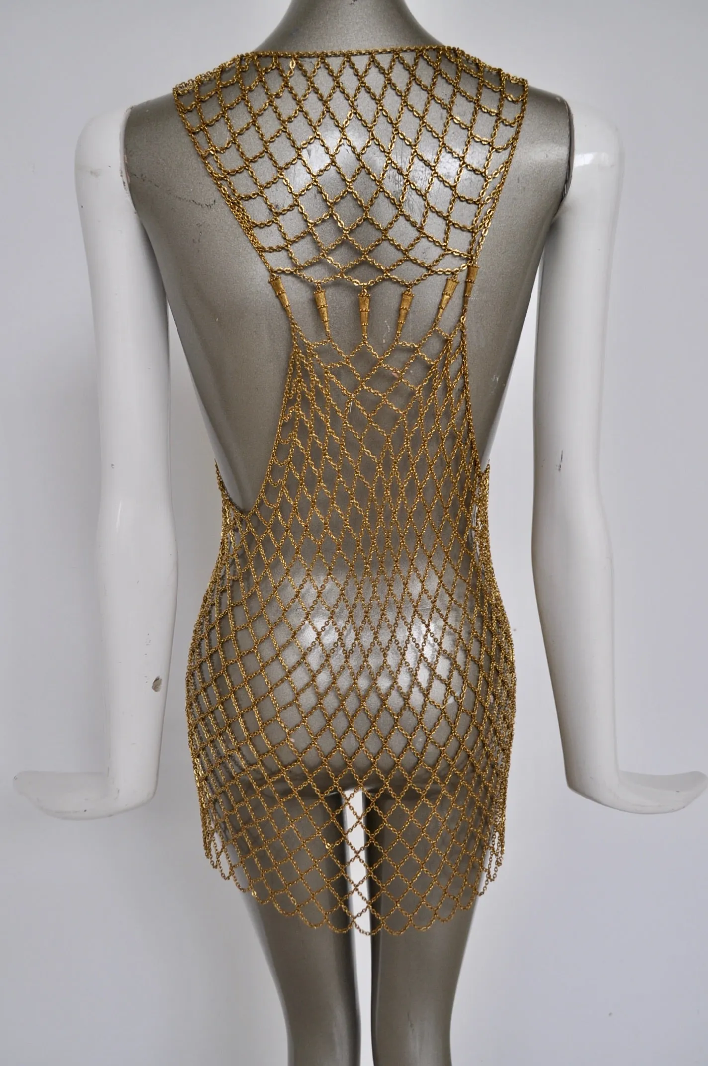 1970s Metal mesh vest Azzaro