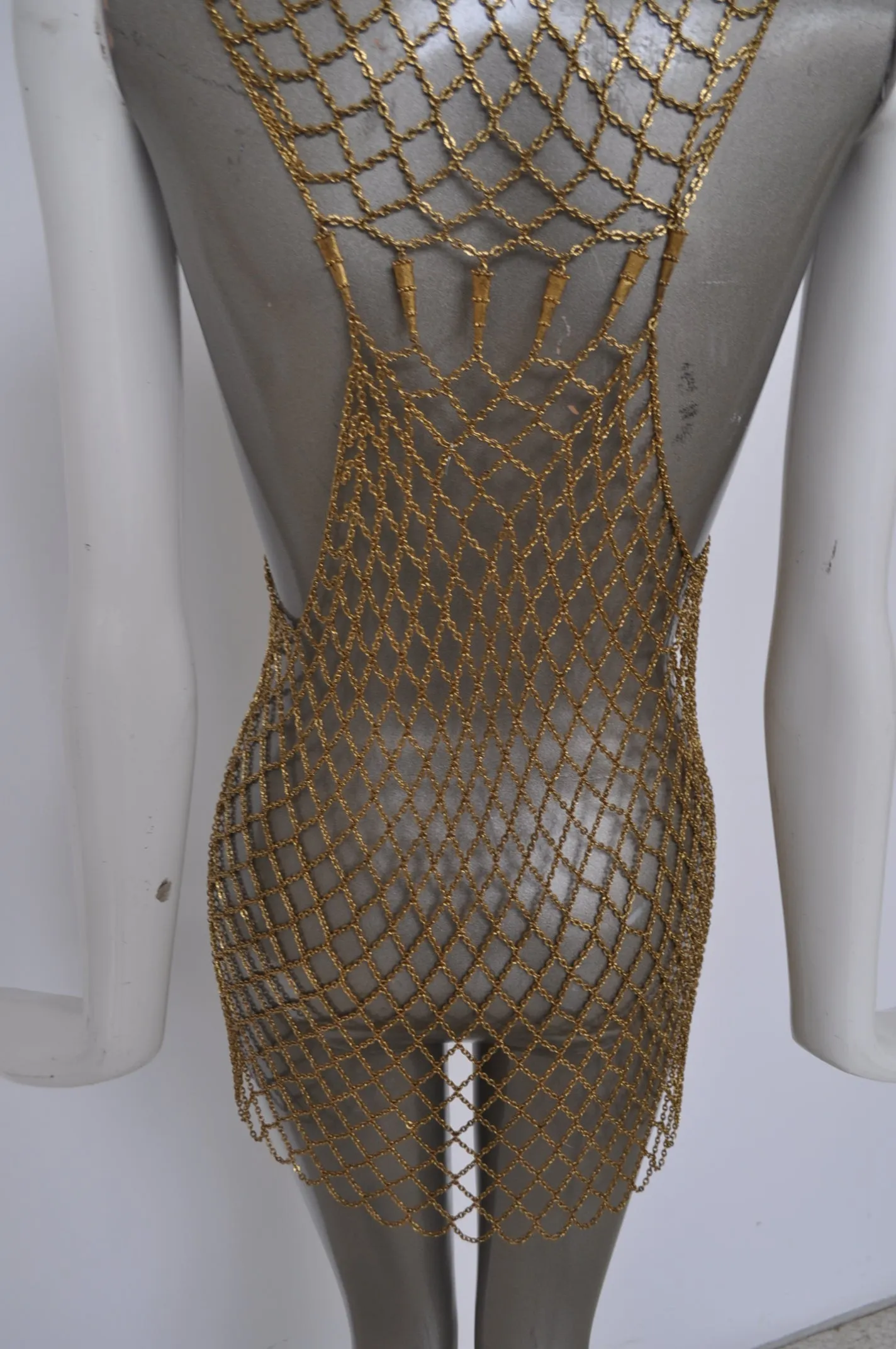 1970s Metal mesh vest Azzaro