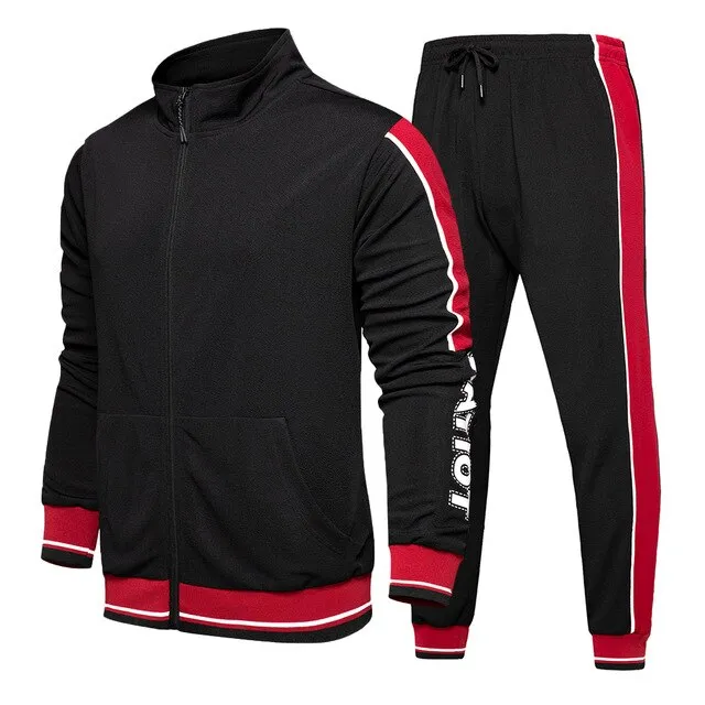 2020 New Autumn Sport Suits Men's Tracksuit Casual Sweat Suits Male Sportswear 2 Piece Set Men Sweatshirts   Pants Streetwear