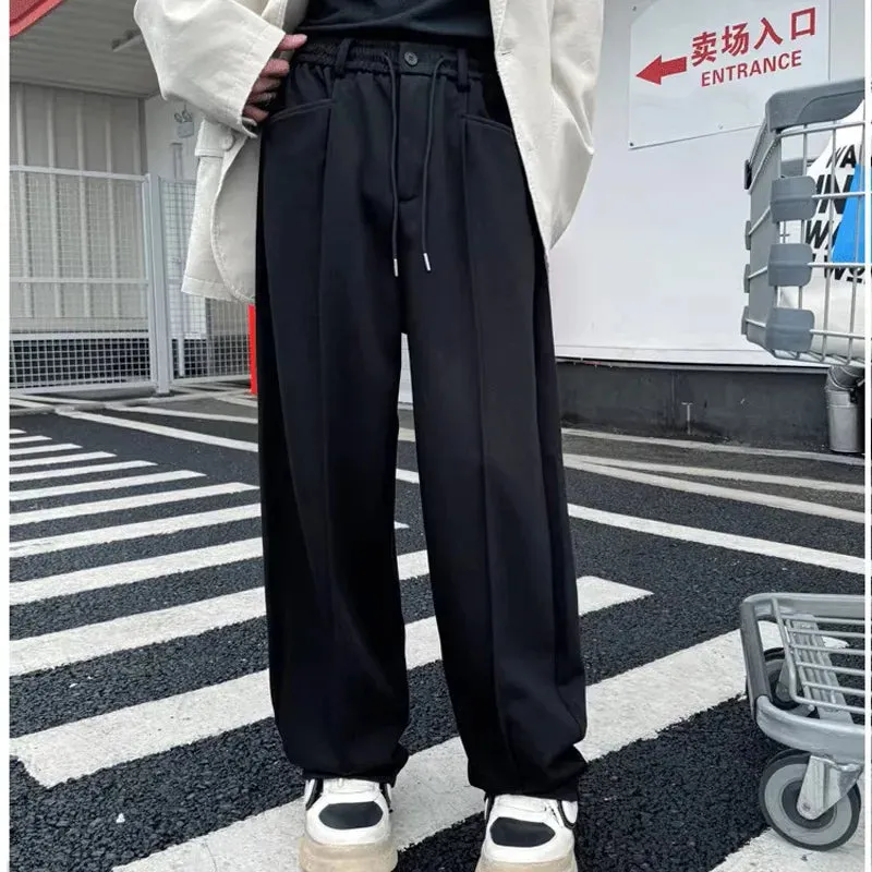 Aidase 2024 Spring Summer Men Loose Casual Straight Sport Pants Women Streetwear Trousers Cityboy Girls Jogger Sweatpants