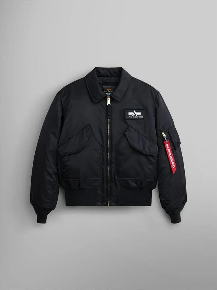 Alpha CWU 45/P BOMBER JACKET (HERITAGE)- BLACK