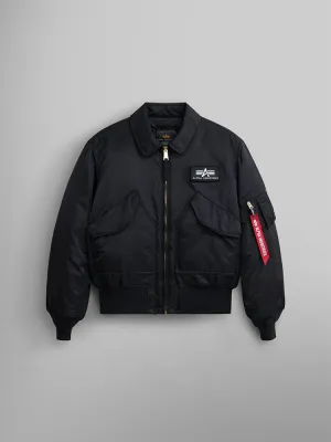 Alpha CWU 45/P BOMBER JACKET (HERITAGE)- BLACK