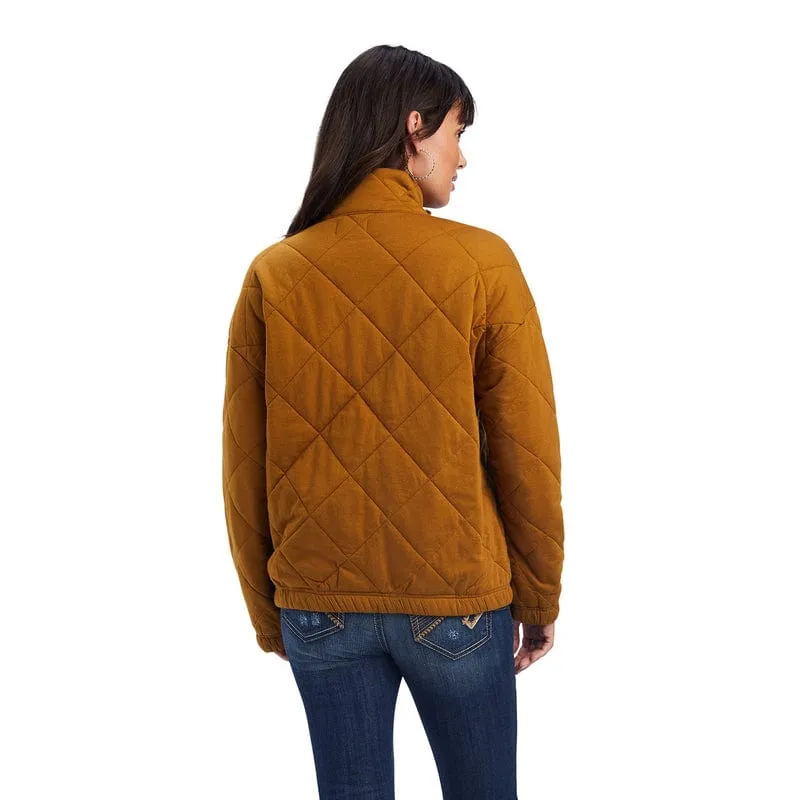 Ariat Women's Bronze Brown Quilted Jacket 10041644