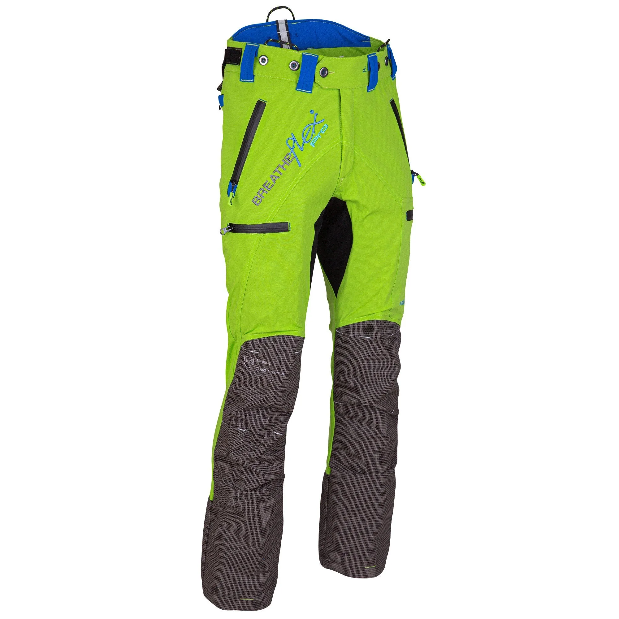 AT4060 Breatheflex Pro Chainsaw Pants Design A Class 1 - Lime