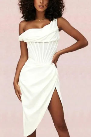 Ava Bodycon Dress - Pearl White