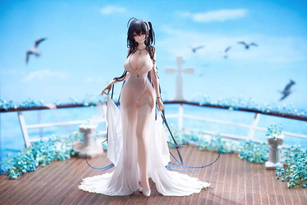 azur lane pvc statue 1/6 taiho wedding: temptation on the sea breeze ver. standard edition 29 cm  statues  anime  statue