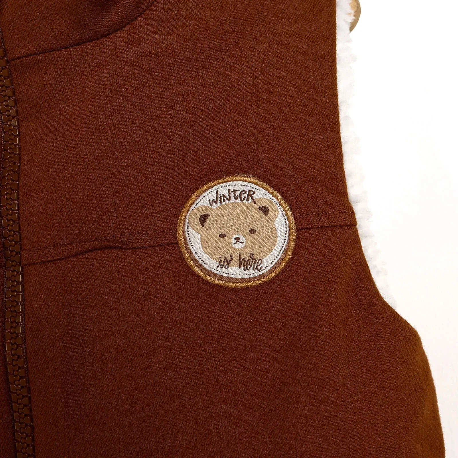 BabyZ Sweatshirt-Vest-Bottom - Brown