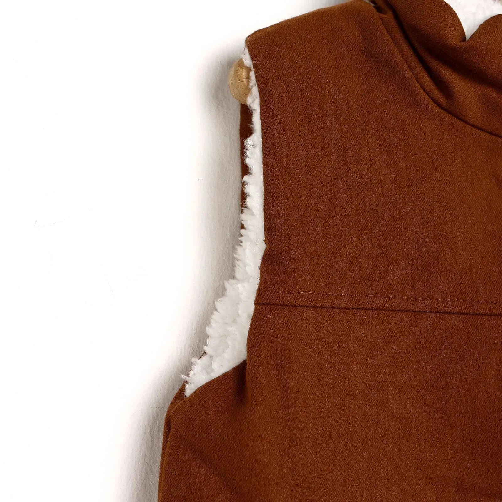 BabyZ Sweatshirt-Vest-Bottom - Brown