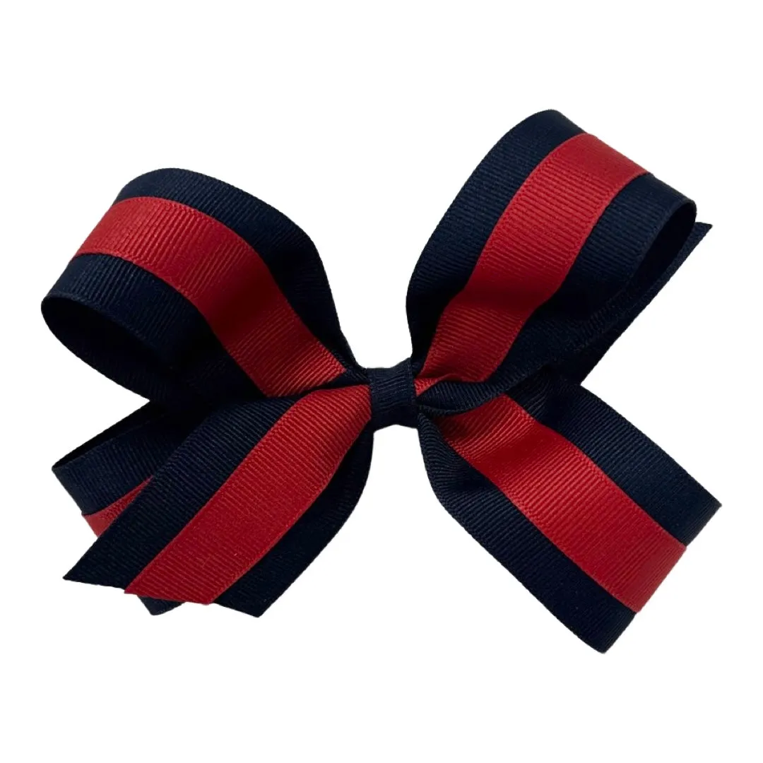 Basically Bows & Bowties Large Grosgrain Layered Ponytail Hair Bow