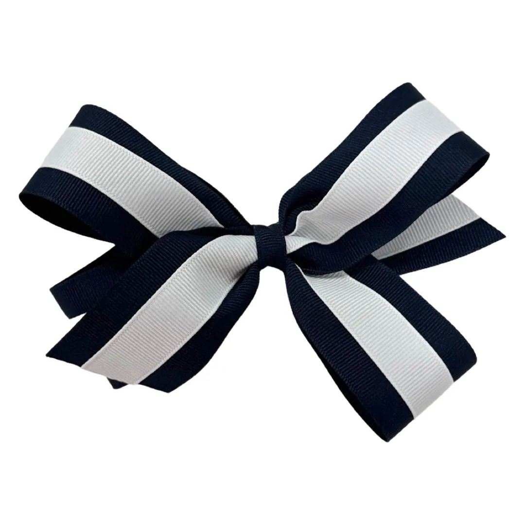 Basically Bows & Bowties Large Grosgrain Layered Ponytail Hair Bow