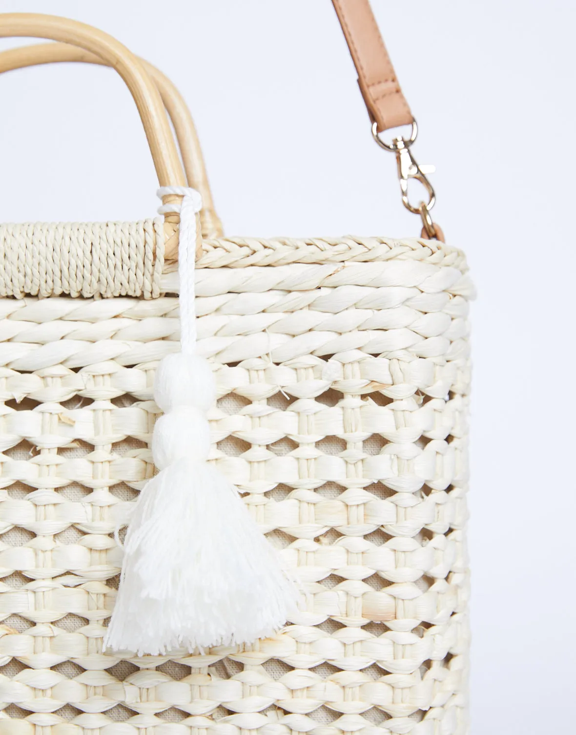 Bassett Beach Straw Tote