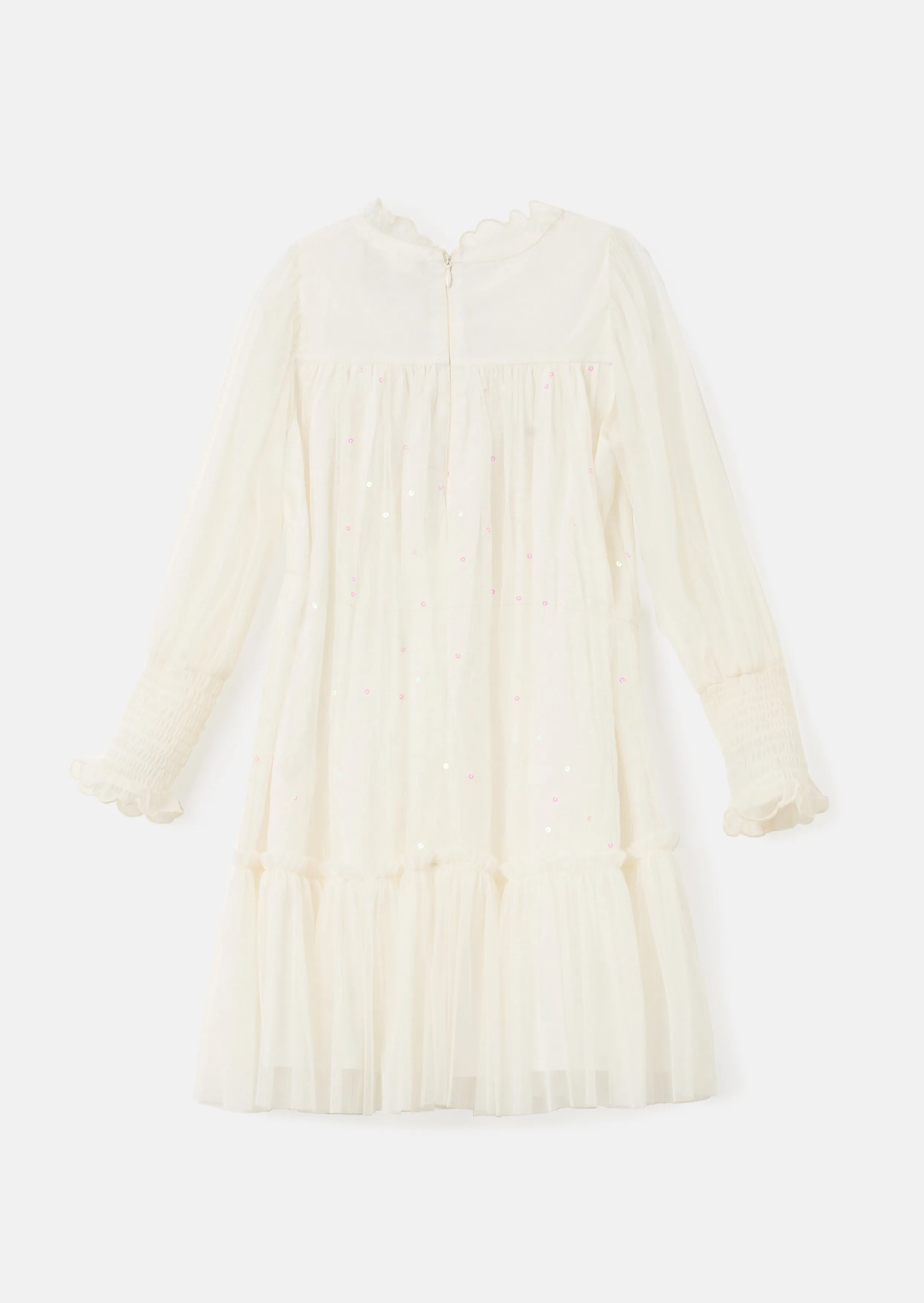 Beau Ivory Embroidered Boho Dress