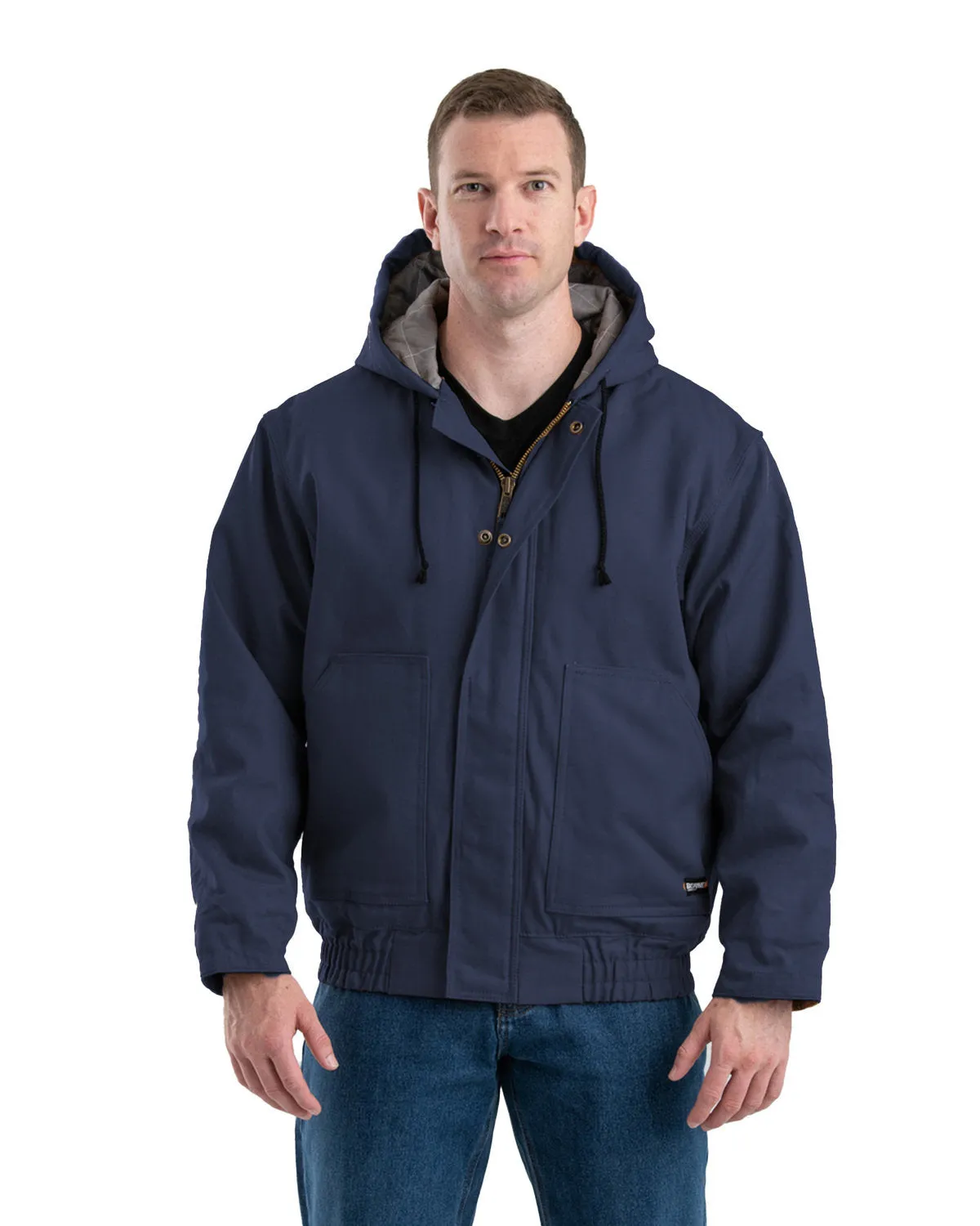 Berne Men's Tall Flame-Resistant Hooded Jacket FRHJ01T