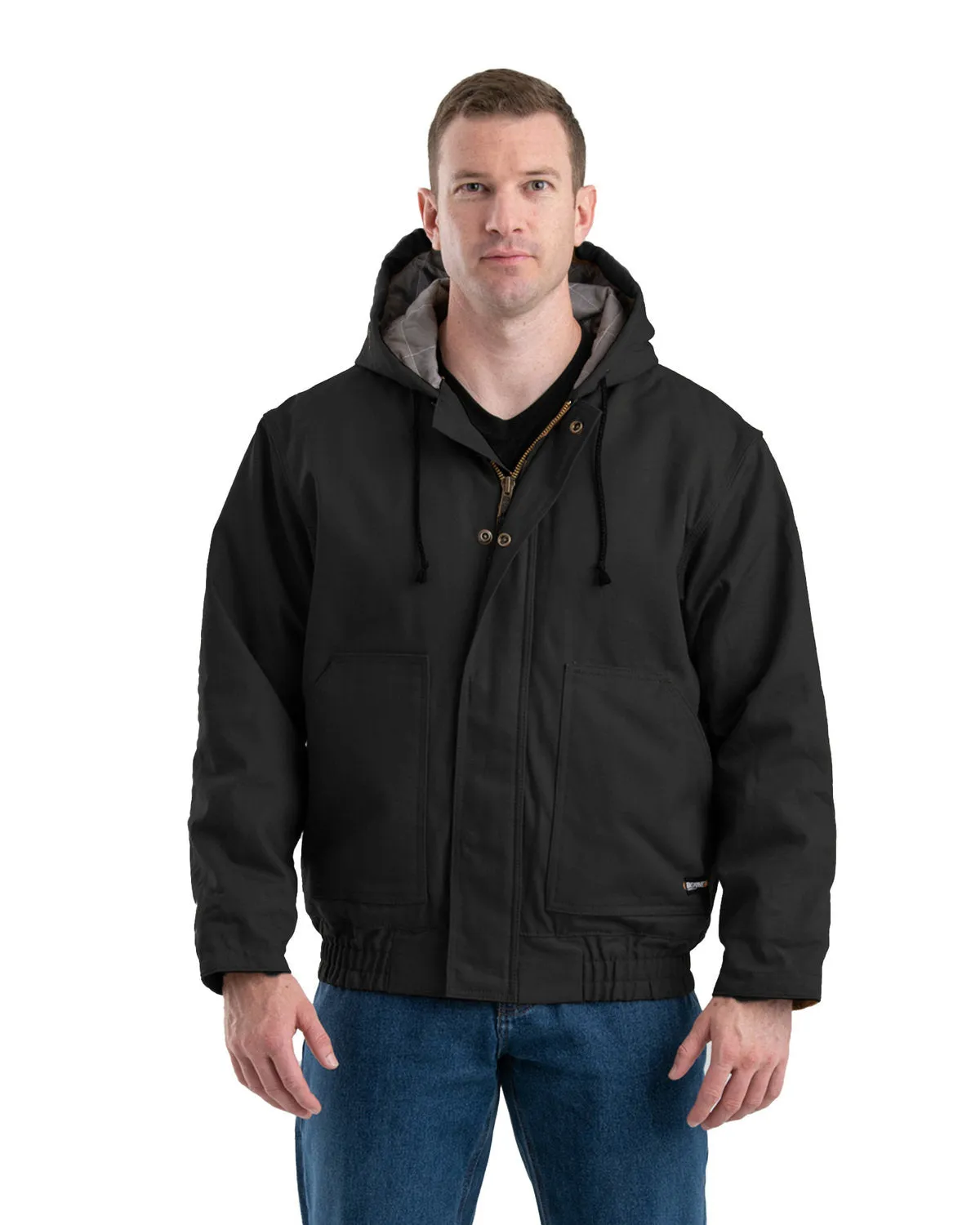 Berne Men's Tall Flame-Resistant Hooded Jacket FRHJ01T