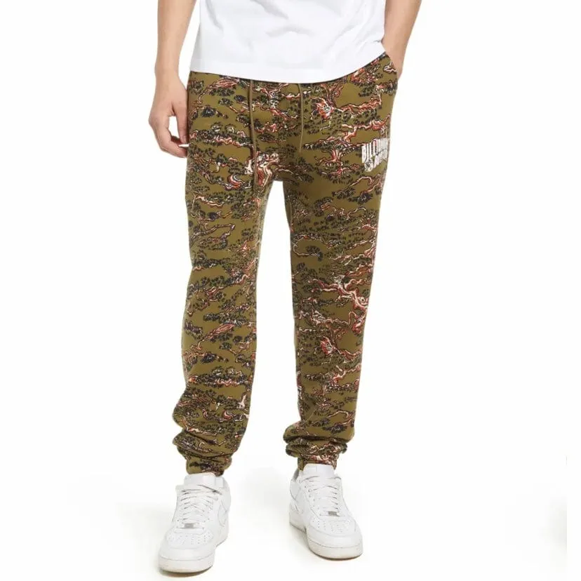 Billionaire Boys Club BB Camo Sweatpants (Olive Drab) 821-1101