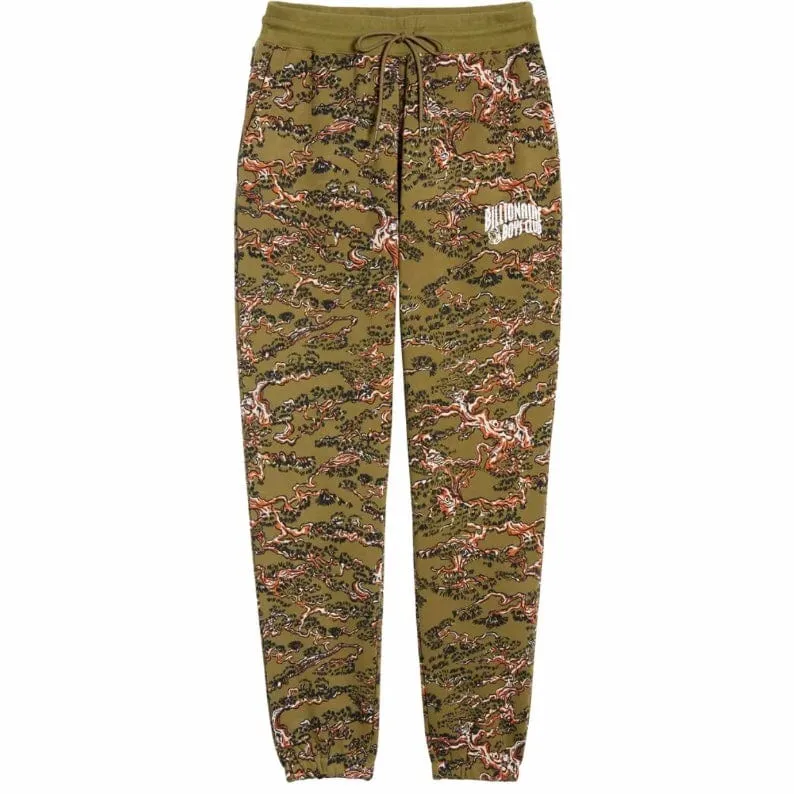 Billionaire Boys Club BB Camo Sweatpants (Olive Drab) 821-1101