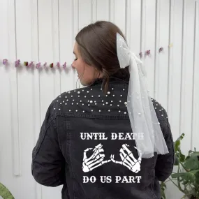 (Black Pearl) Till Death Denim Jacket