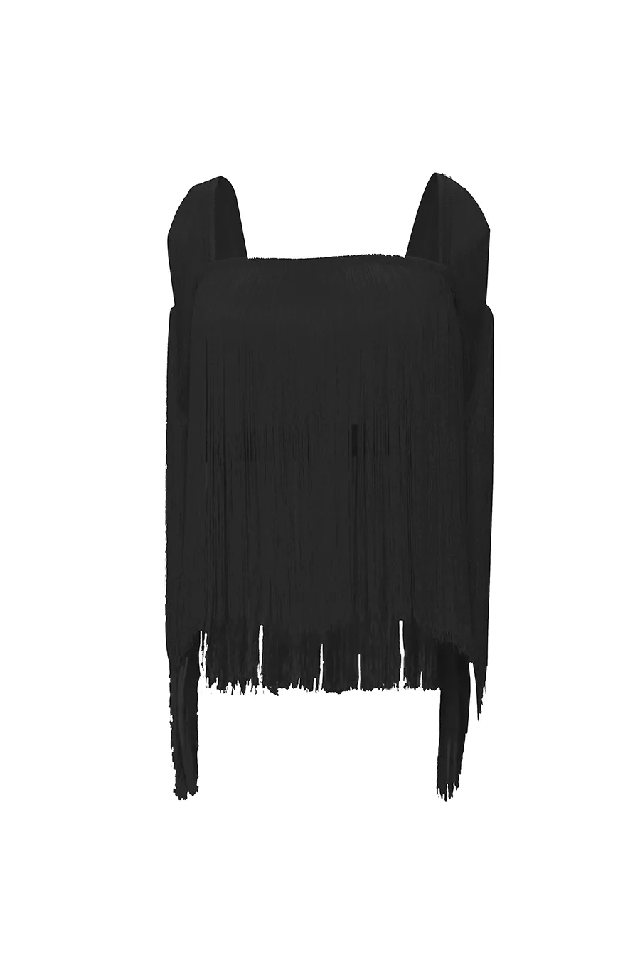 Black Poncho Coverup