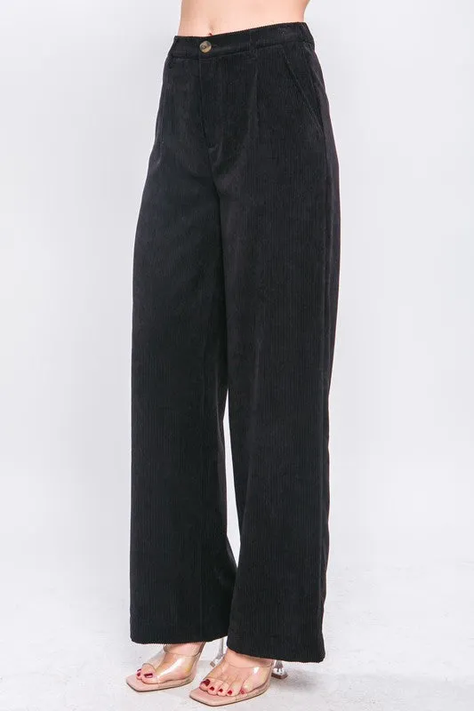 Bohemian Corduroy Trouser Pants