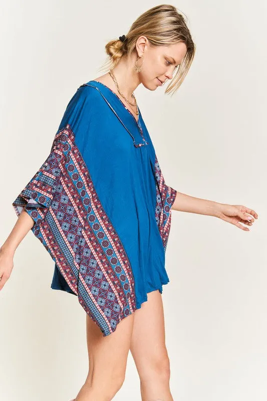 BOHEMIAN PONCHO TUNIC KRT1584