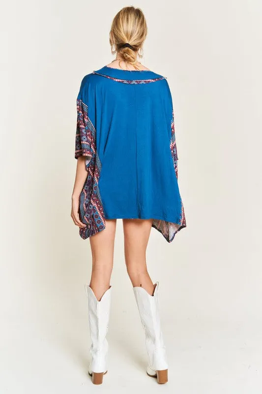 BOHEMIAN PONCHO TUNIC KRT1584