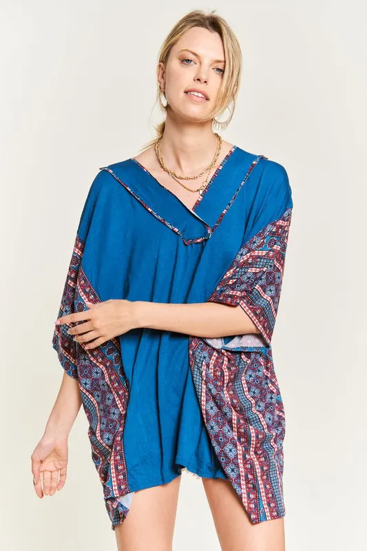 BOHEMIAN PONCHO TUNIC KRT1584