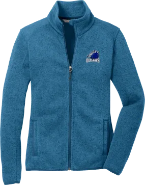 Brandywine Outlaws Ladies Sweater Fleece Jacket