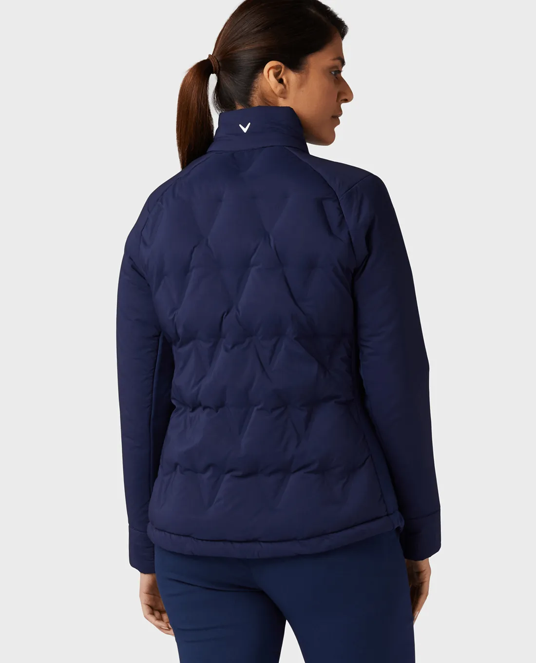 CALLAWAY Chevron Quilted Jacket CGJFD035 Navy