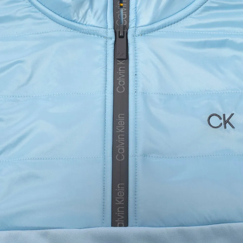 Calvin Klein Ramond Hybrid 1/4 Zip Pullover - Airblue