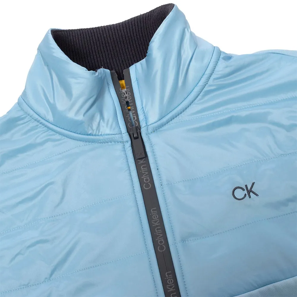 Calvin Klein Ramond Hybrid 1/4 Zip Pullover - Airblue