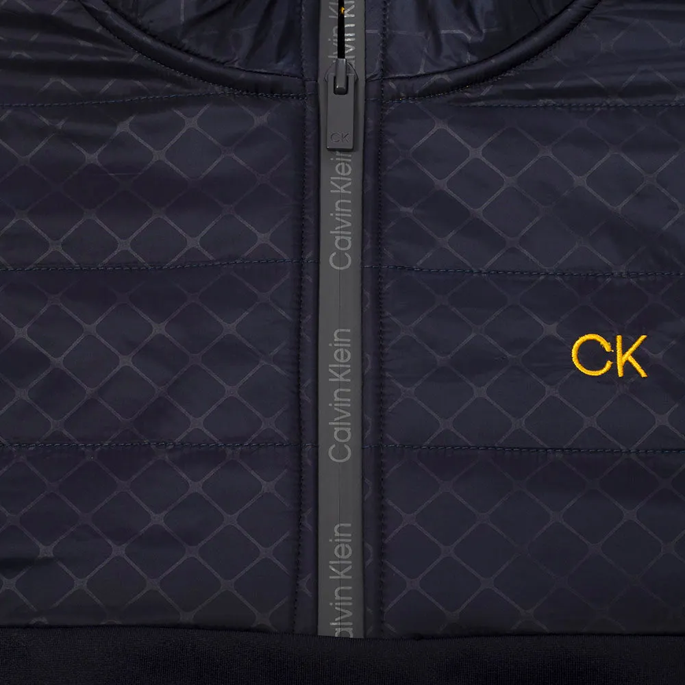 Calvin Klein Ramond Hybrid 1/4 Zip Pullover - Navy