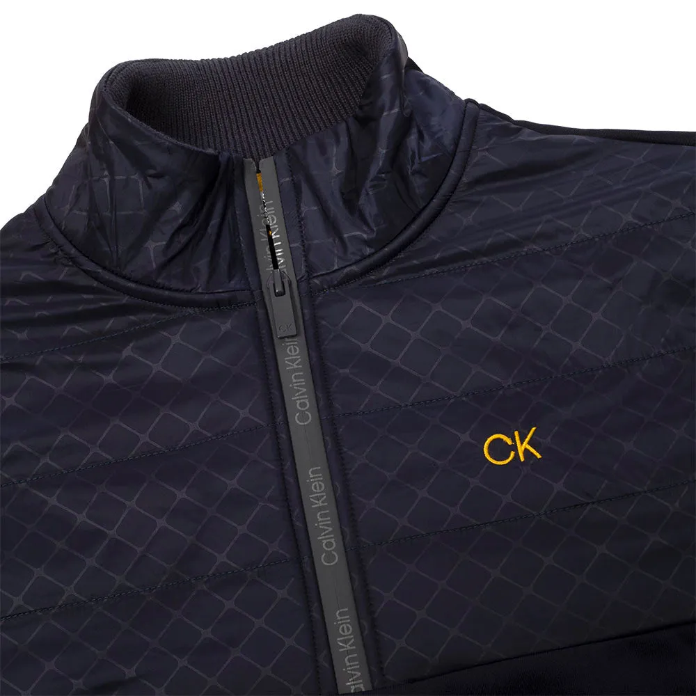 Calvin Klein Ramond Hybrid 1/4 Zip Pullover - Navy