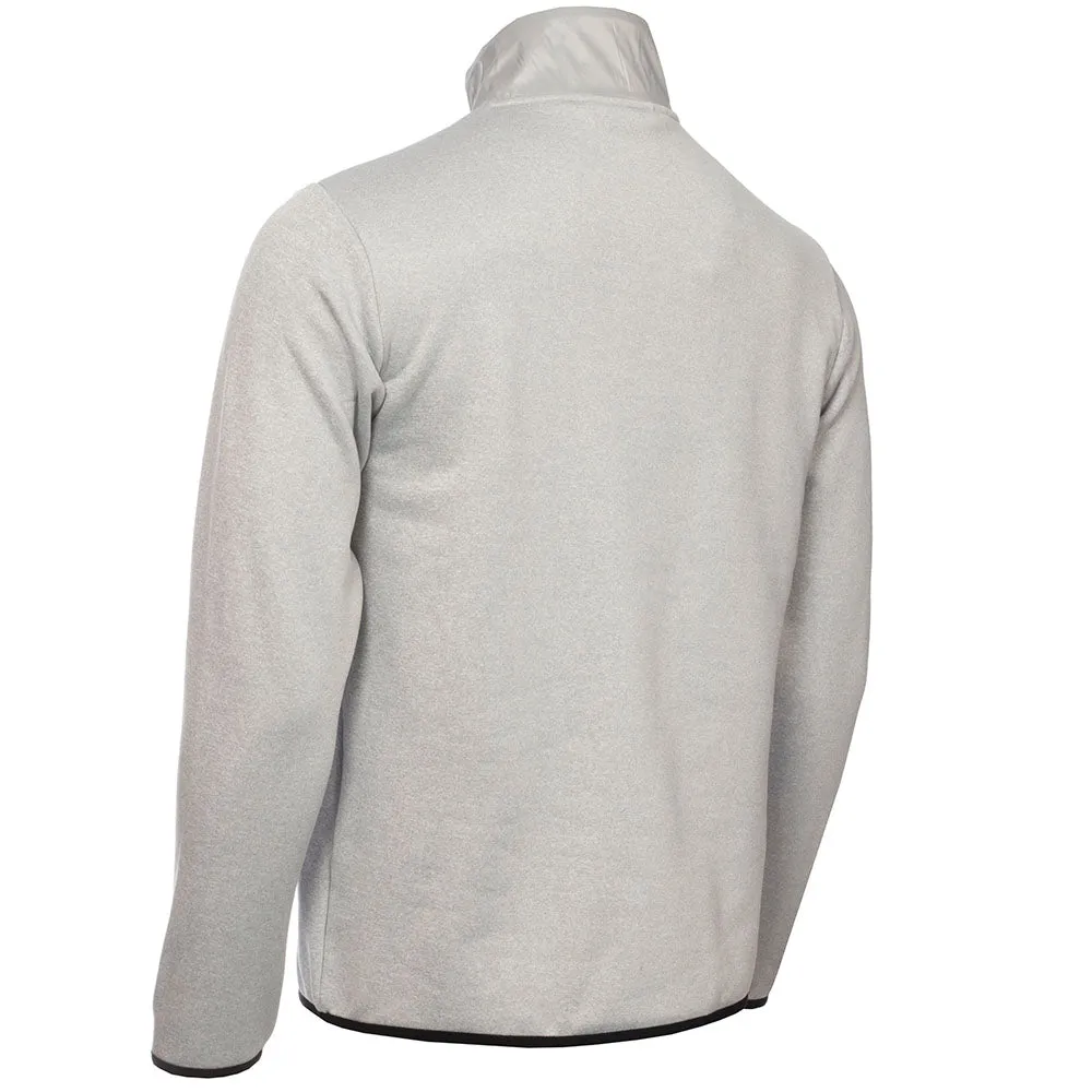 Calvin Klein Ramond Hybrid 1/4 Zip Pullover - Silver Marl