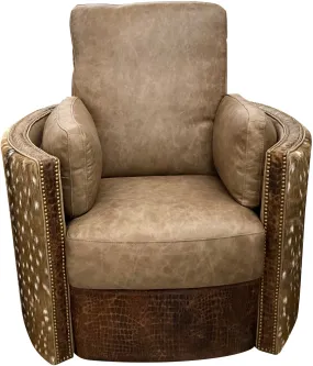 Camel Axis Swivel Recliner