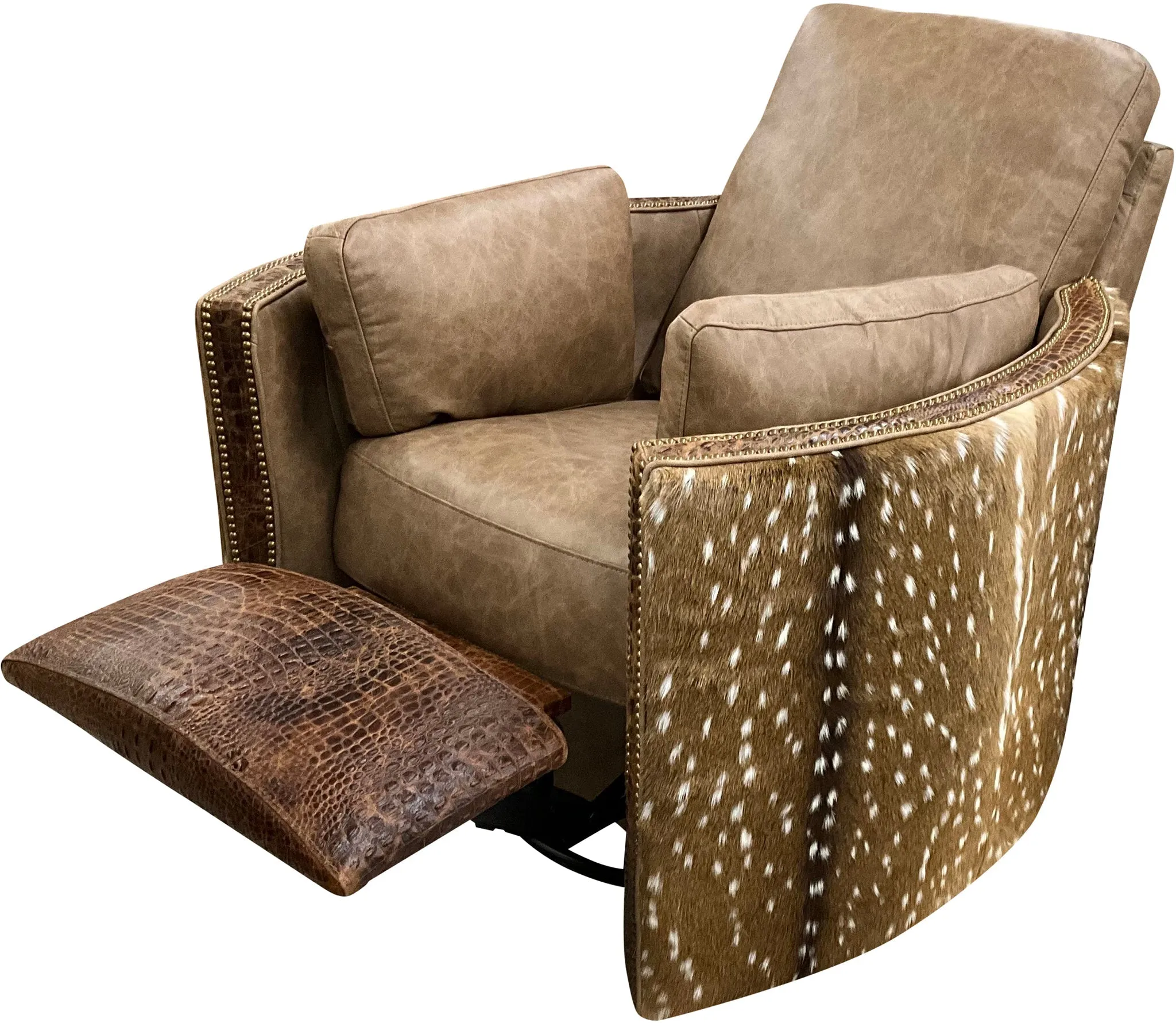 Camel Axis Swivel Recliner