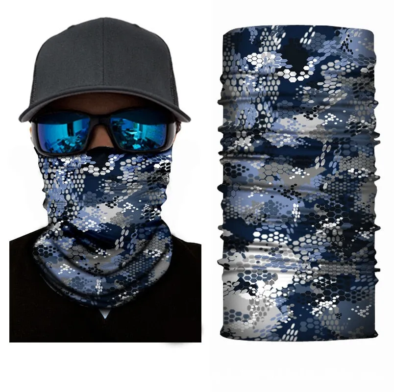 Camouflage Cycling Face Mask Tactical Military Scarf Neck Gaiter Men Seamless Bandana Women Headband Balaclava Tube Face Shield