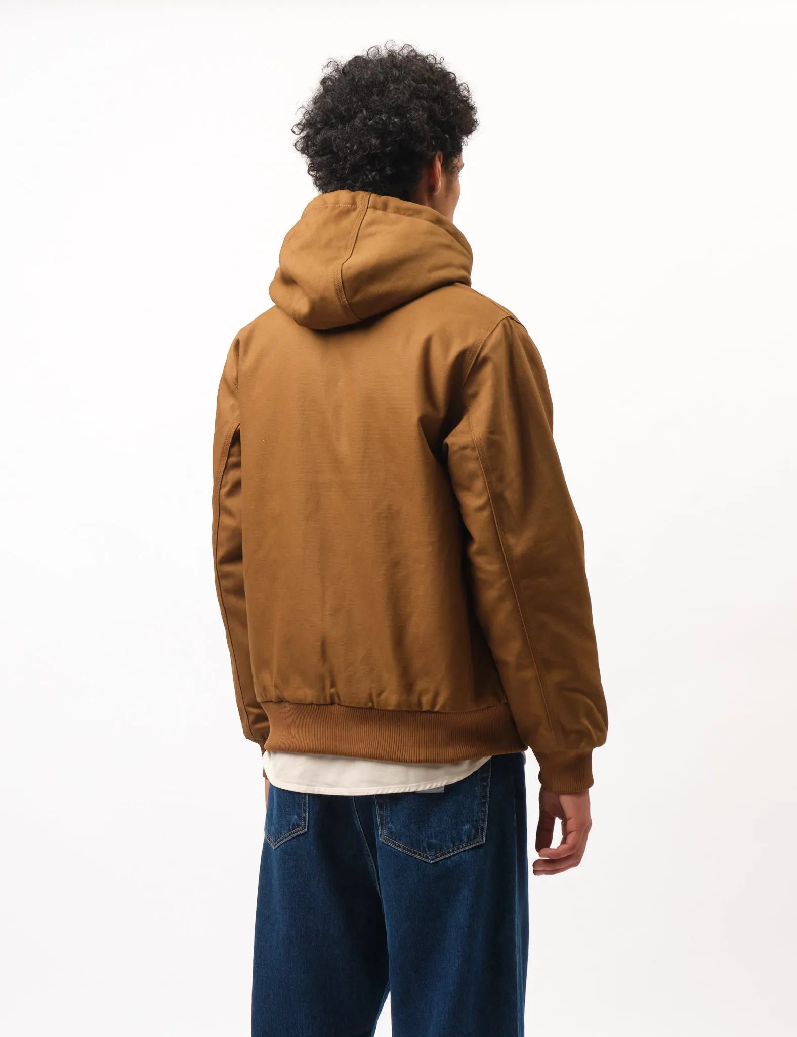 Carhartt WIP Active Jacket (Quilted Fleece Lined) - Hamilton Brown