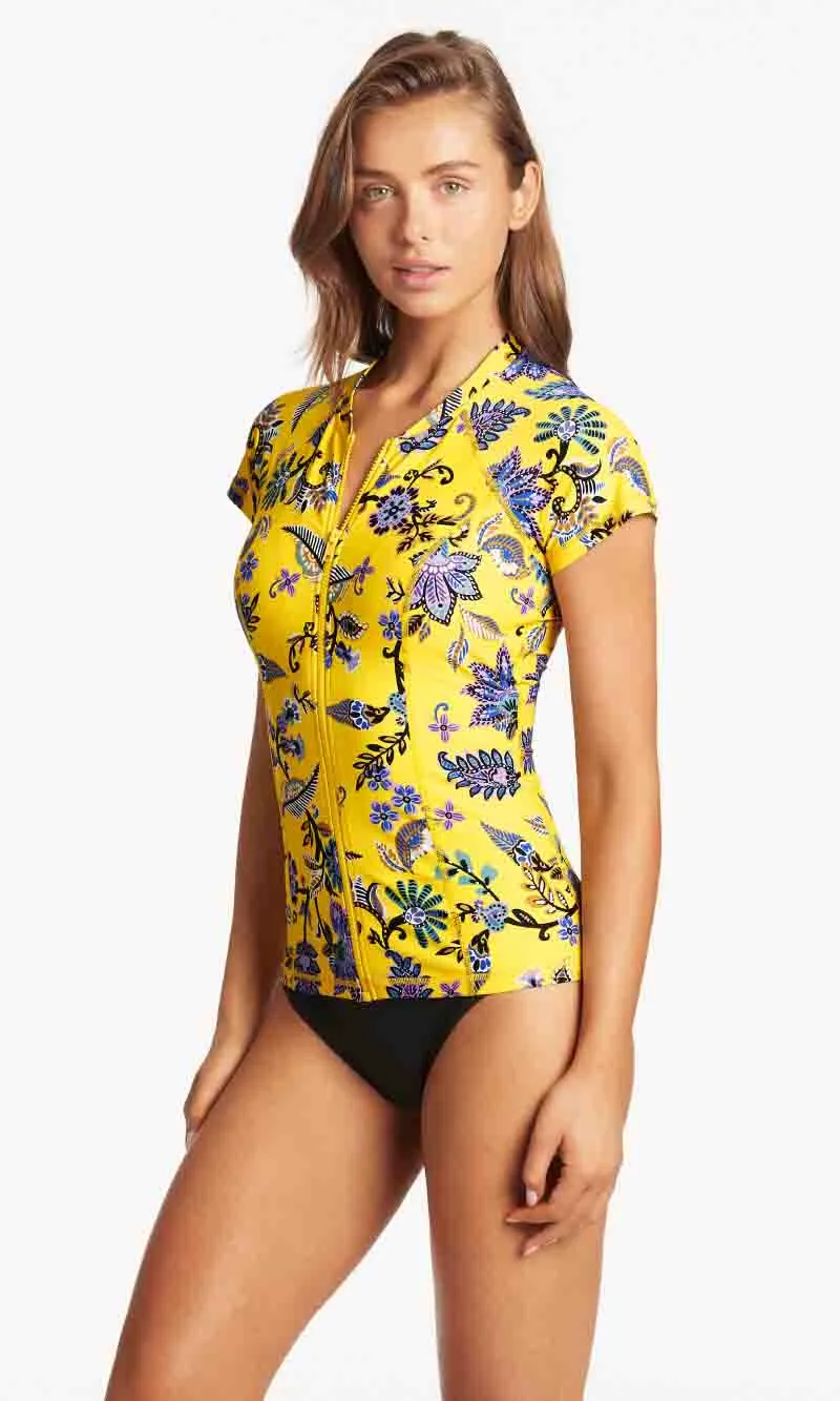 Carnivale Short Sleeve Rash Vest, More Colours