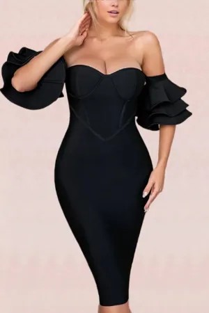 Charlie Bandage Dress - Classic Black