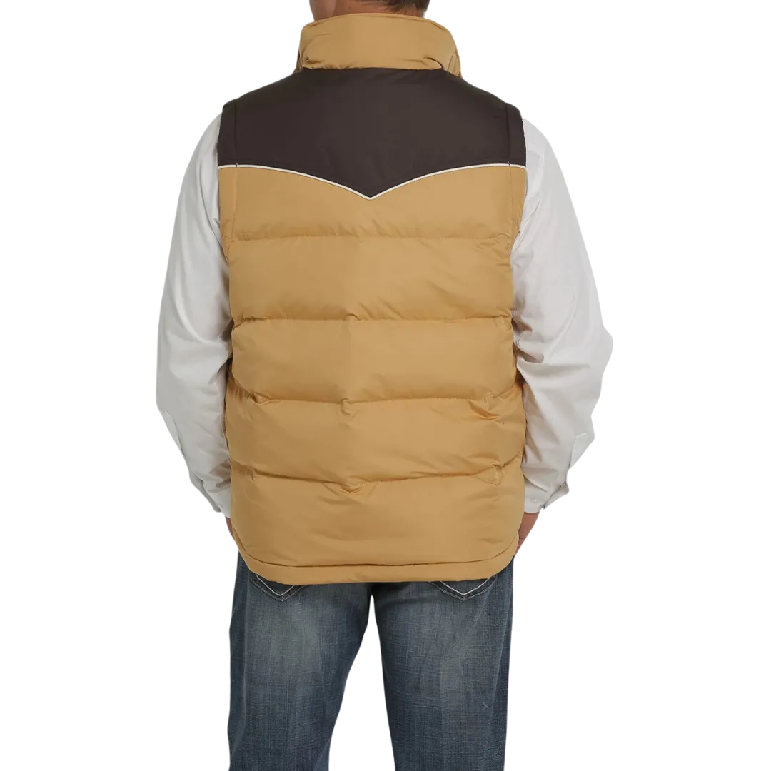 Cinch Men's Gold Brown Vest