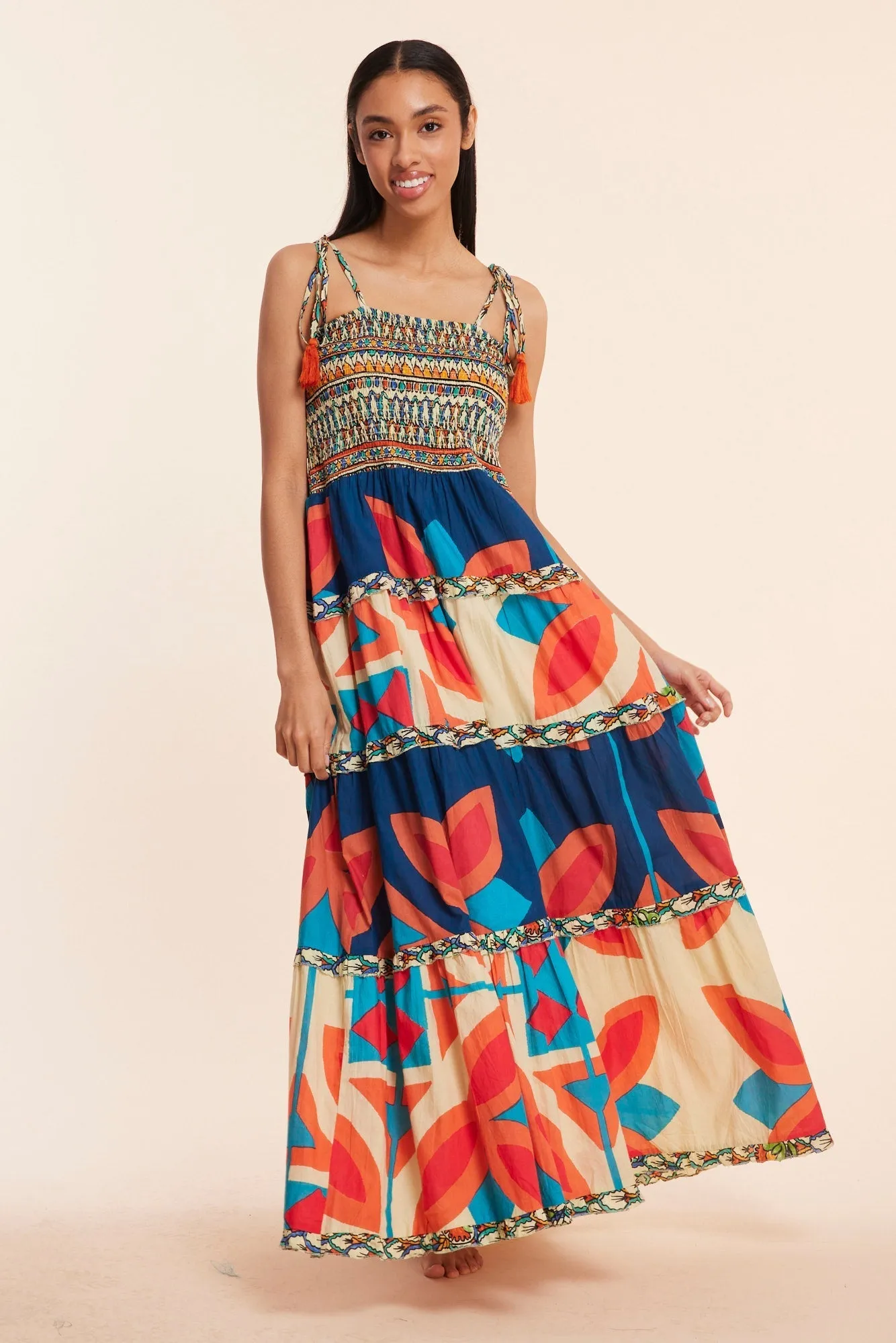 Dianora Dress in Moroccan Combo