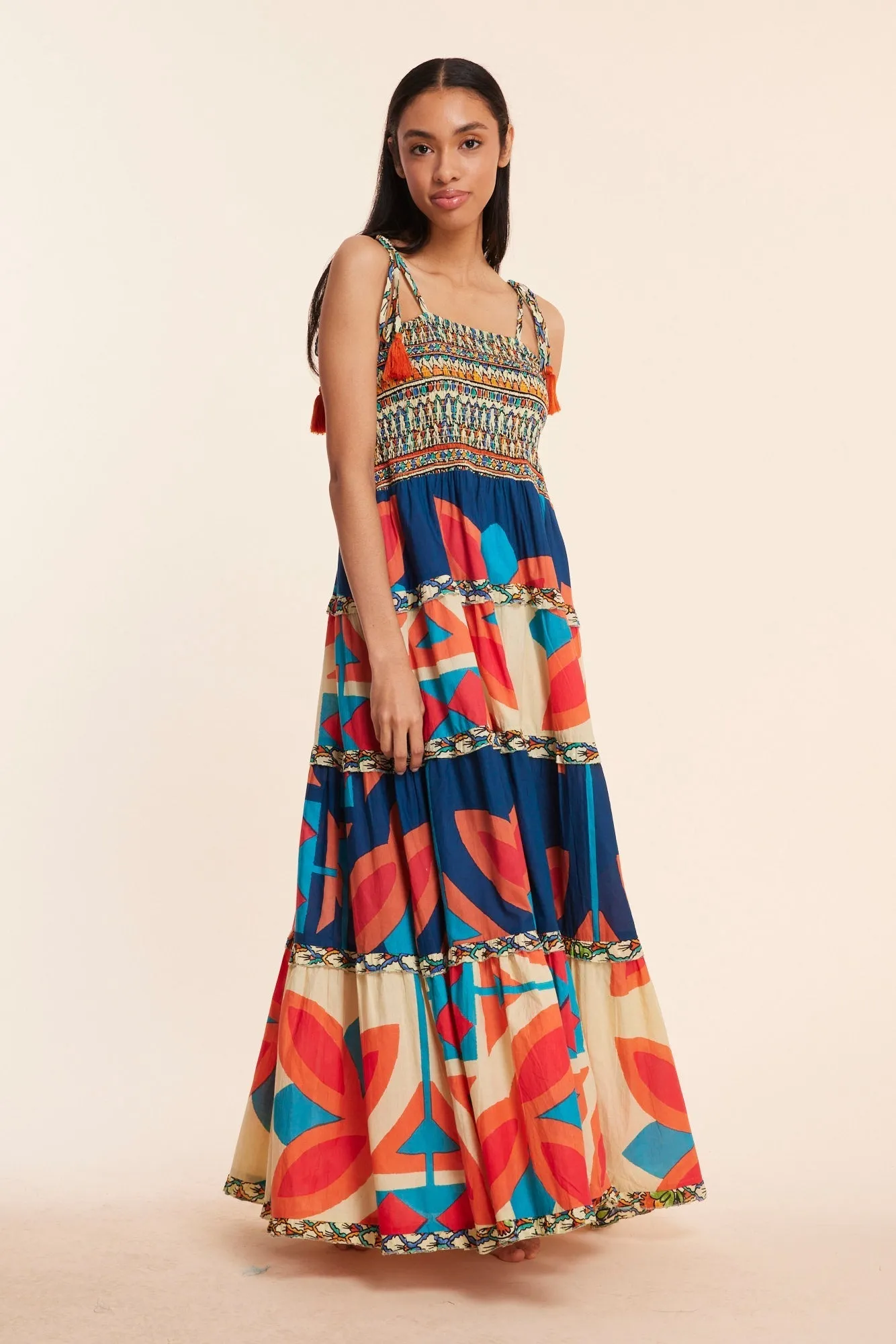 Dianora Dress in Moroccan Combo