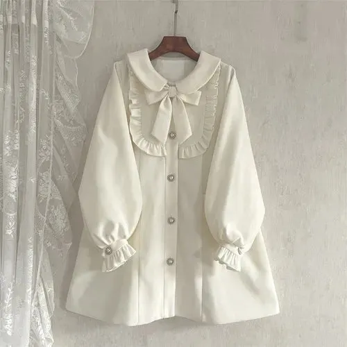 Dolly Cream Button Up Jacket